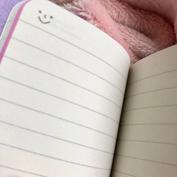 Mini Smiley Adorable Diary Faux Leather Notebook - Picture 4 of 7